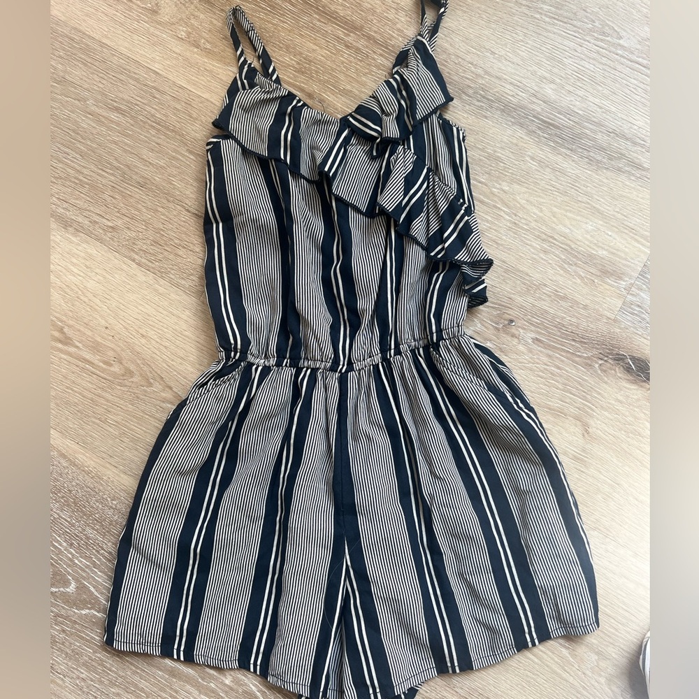 Abercrombie girls romper navy size 11/12